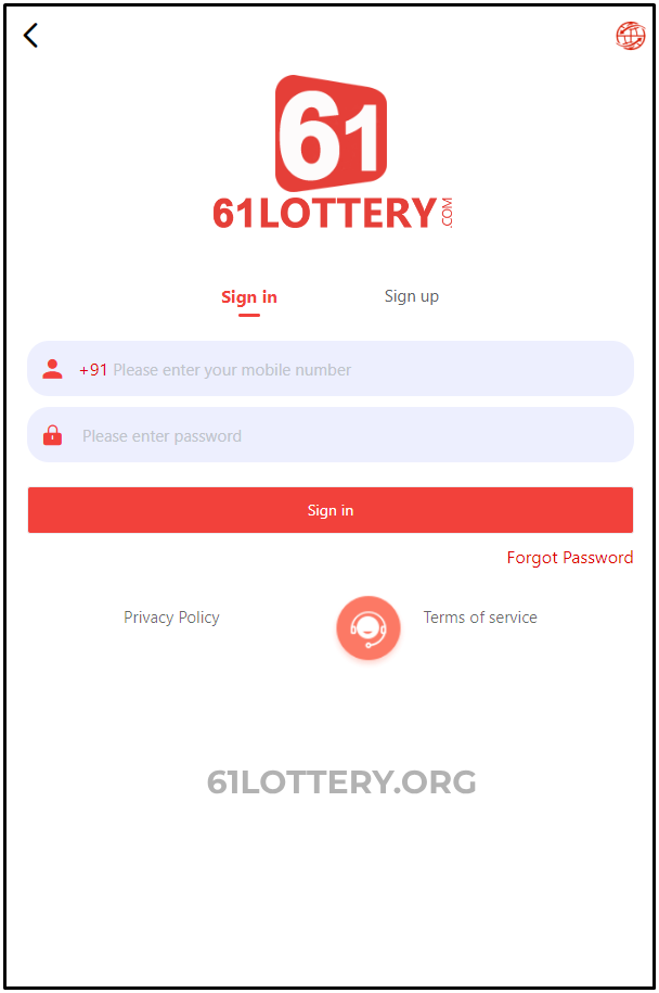 61-lottery-login